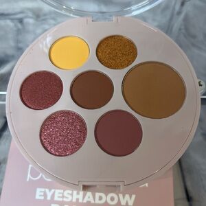 Pear Nova Vibrant Eyeshadow Palette with Yellow, Gold, and Pink Hues